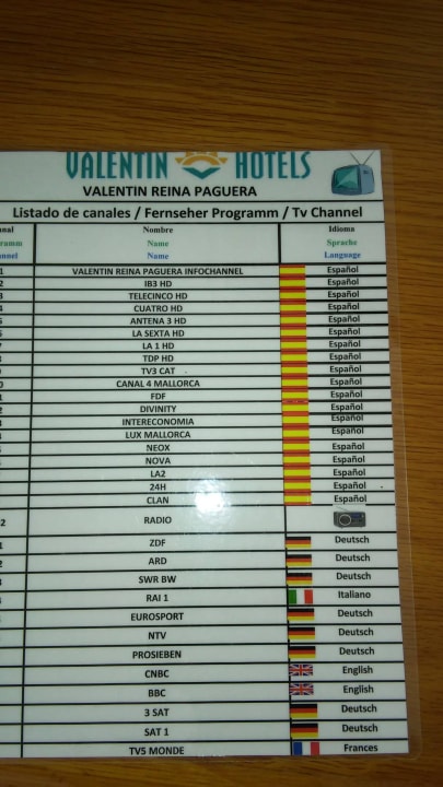 Deutsche TV Programme Valentin Reina Paguera