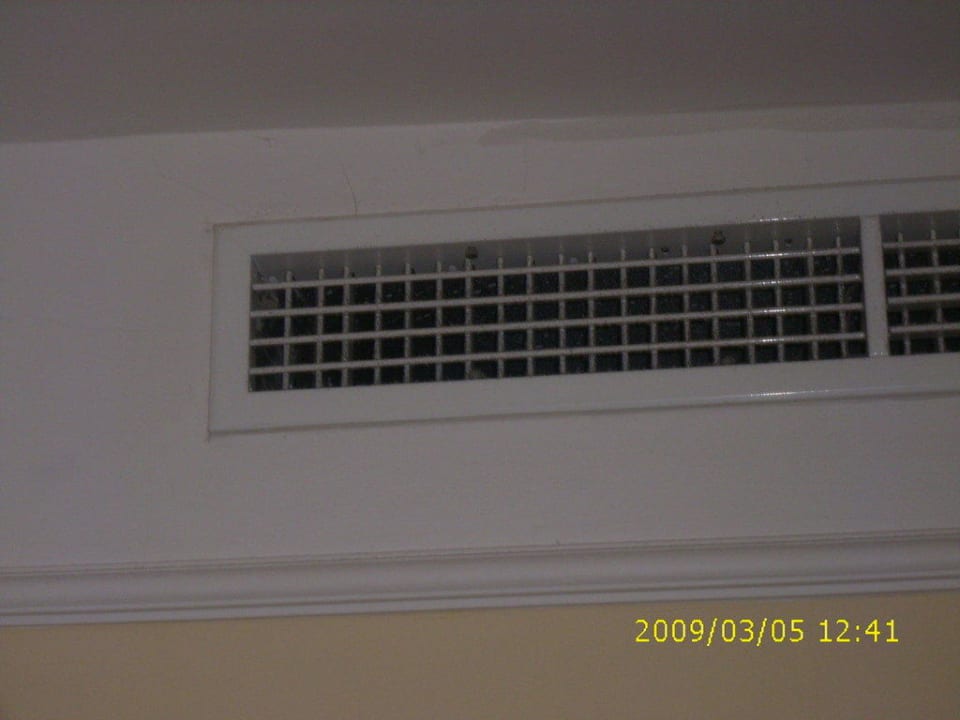 Lüftungsgitter im Zimmer Nové Lázné Ensana Health Spa Hotel