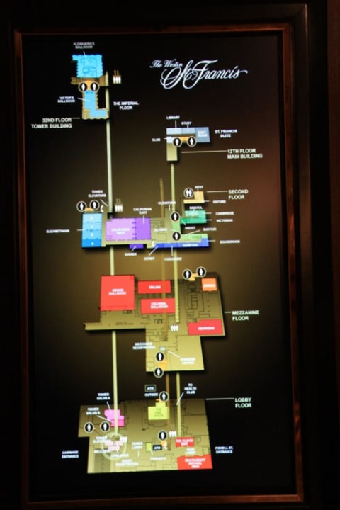 Digitalanzeige (Wegweiser) Hotel The Westin St. Francis