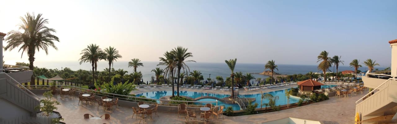 Rhodos Princess Blick von Hotelterrasse Rodos Princess Beach Hotel & Spa