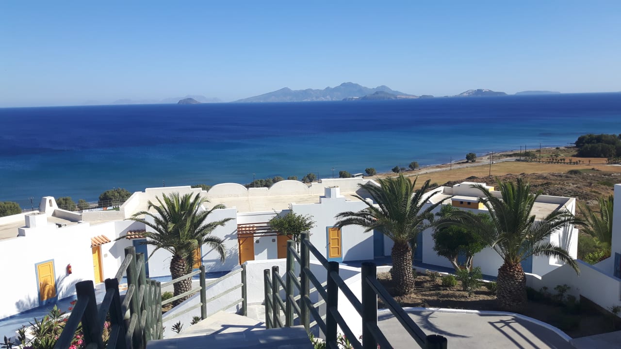Ausblick von den 600er-Zimmern aus Lagas Aegean Village