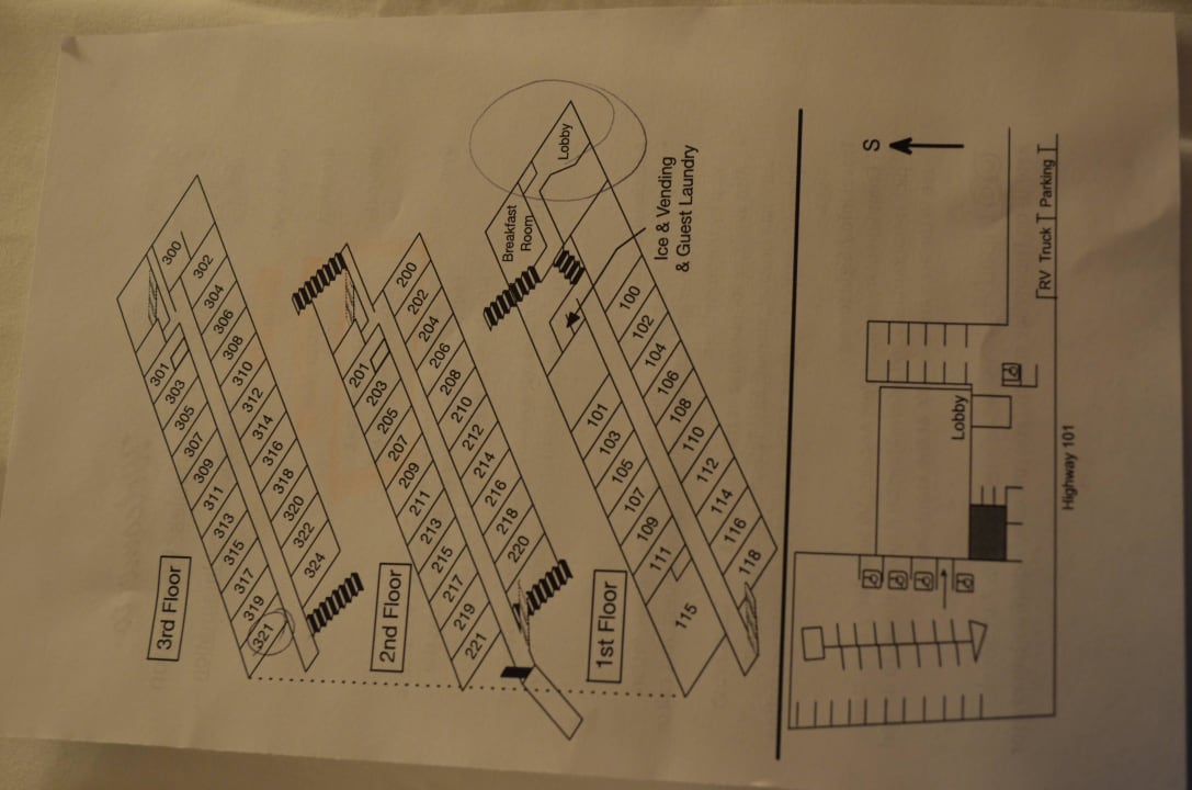Hotelübersichtsplan Super 8 Port Angeles