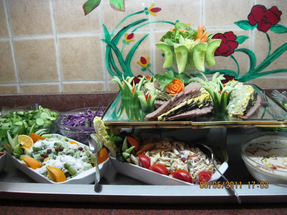 Teil vom Büffet Pickalbatros Alf Leila Wa Leila Resort - Neverland Hurghada