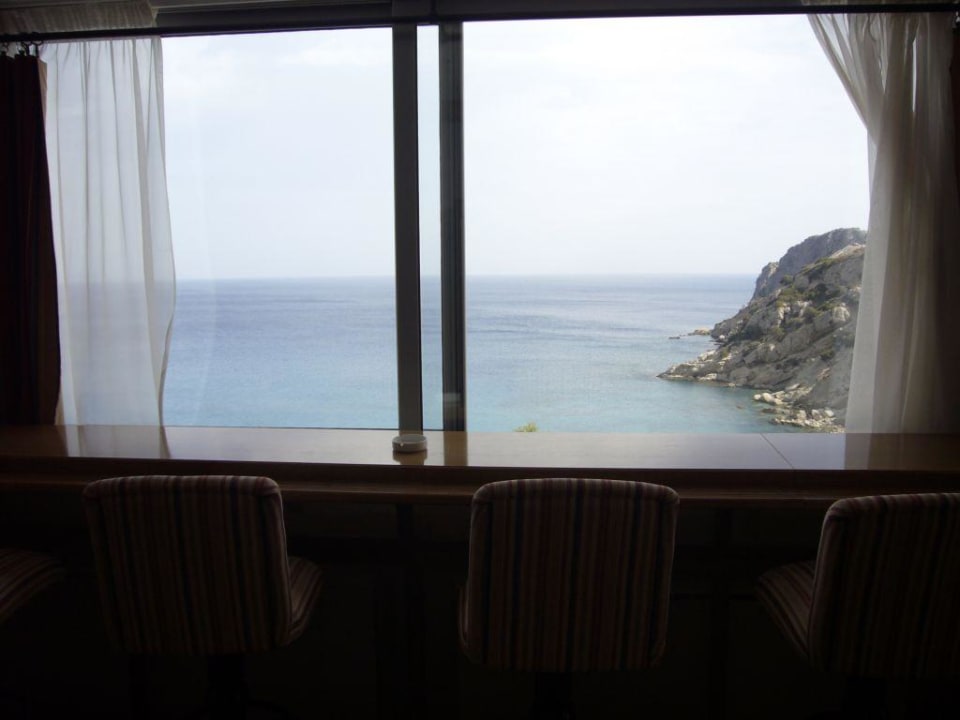 Bar mit Blick auf Bucht Hotel Istron Bay