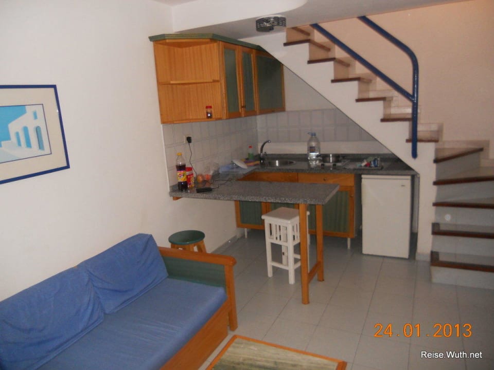 Kochnische, Treppe Bungalows Vistaflor