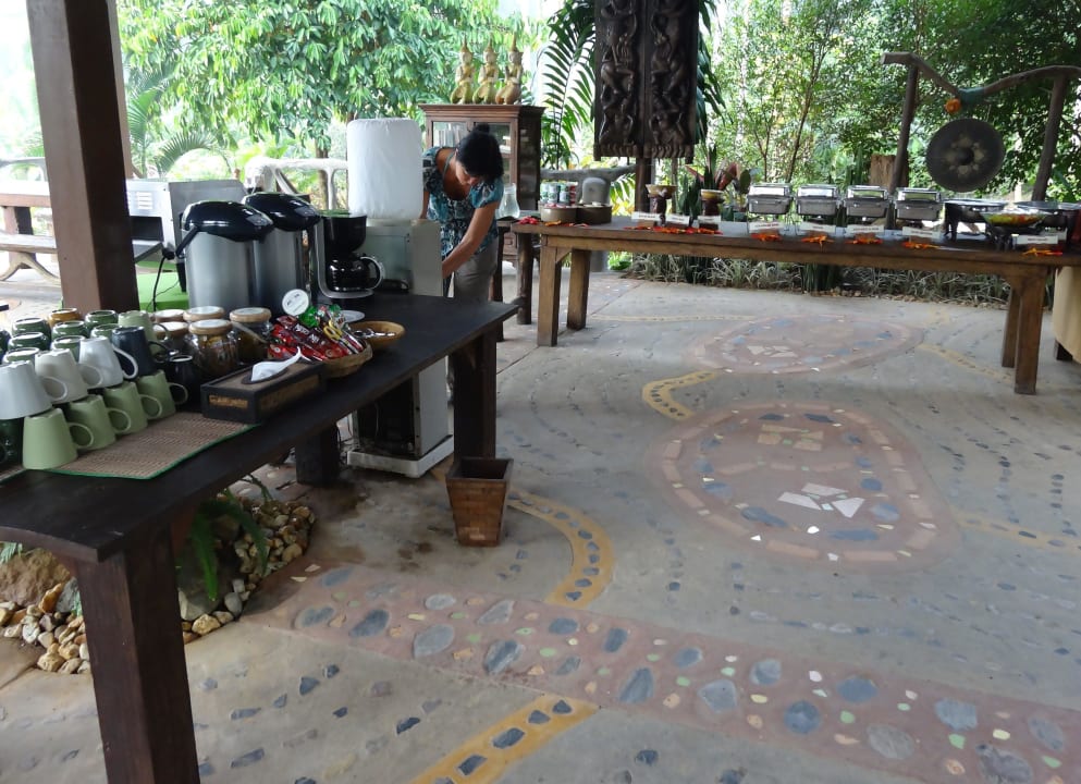 Das Frühsktücksbuffet Elephant Hills