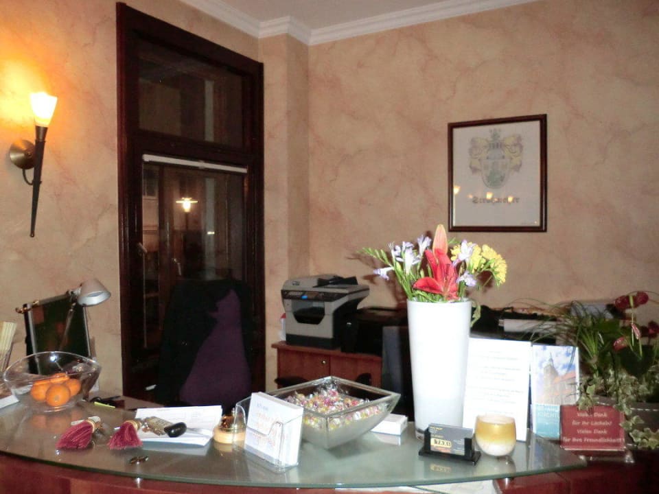 Rezeption Hotel Bürgermeisterkapelle