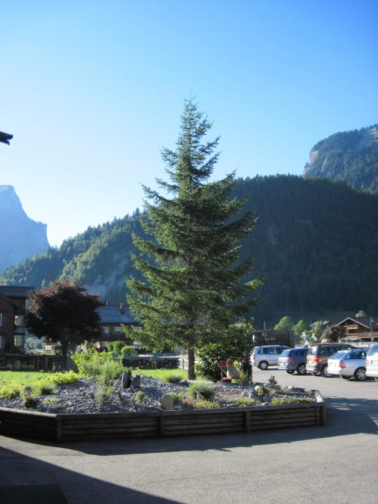 Eingangsbereich/Parkplätze Pension & Ferienwohnung Solaria