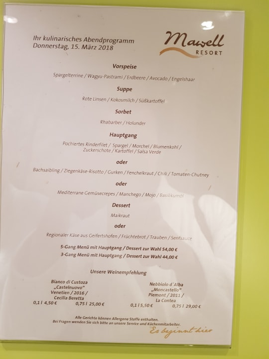 Gastro Mawell Resort