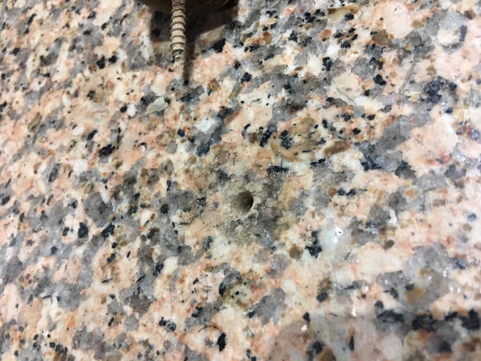 Random holes in the floor Hotel Nuevo Triunfo