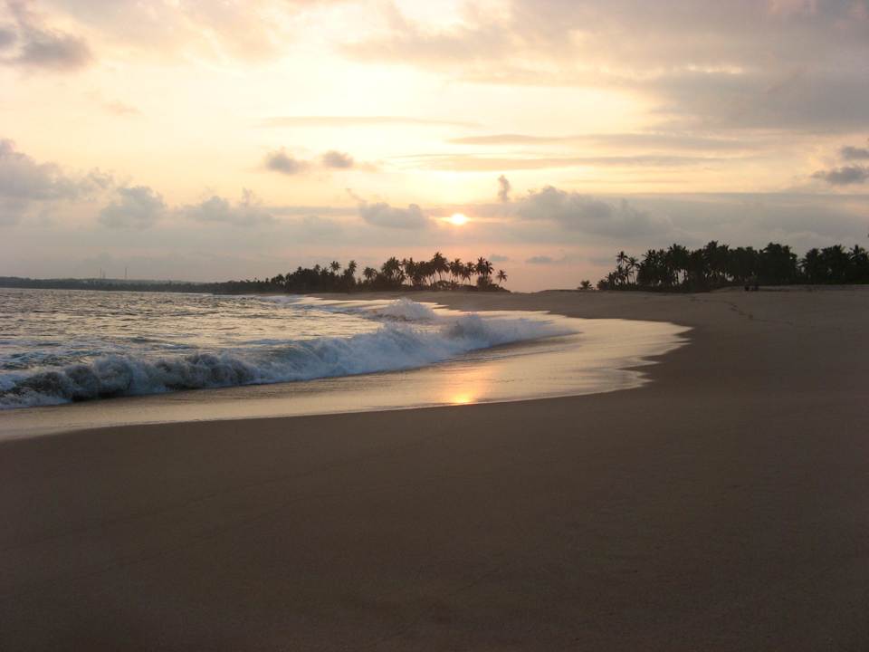 Sonnenuntergang am Strand Villa Sunrise