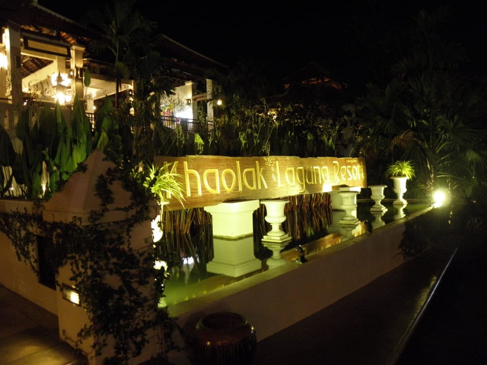 Eingangsschild Khaolak Laguna Resort
