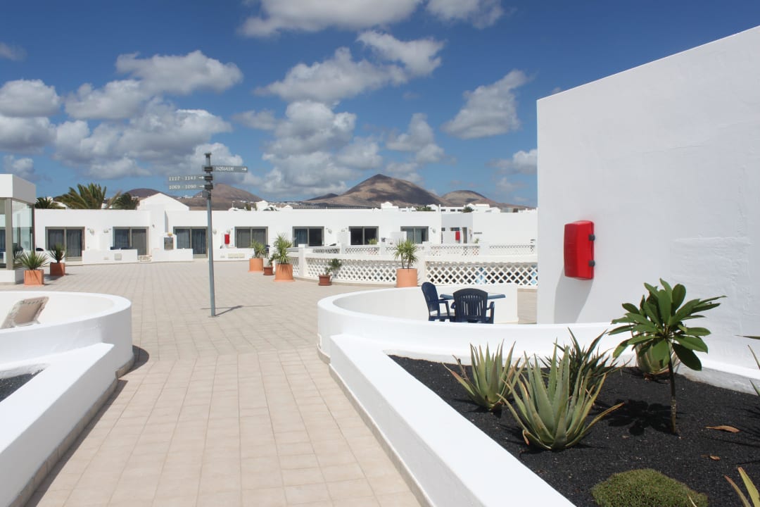 Blick auf die Zimmer Hotel Las Costas