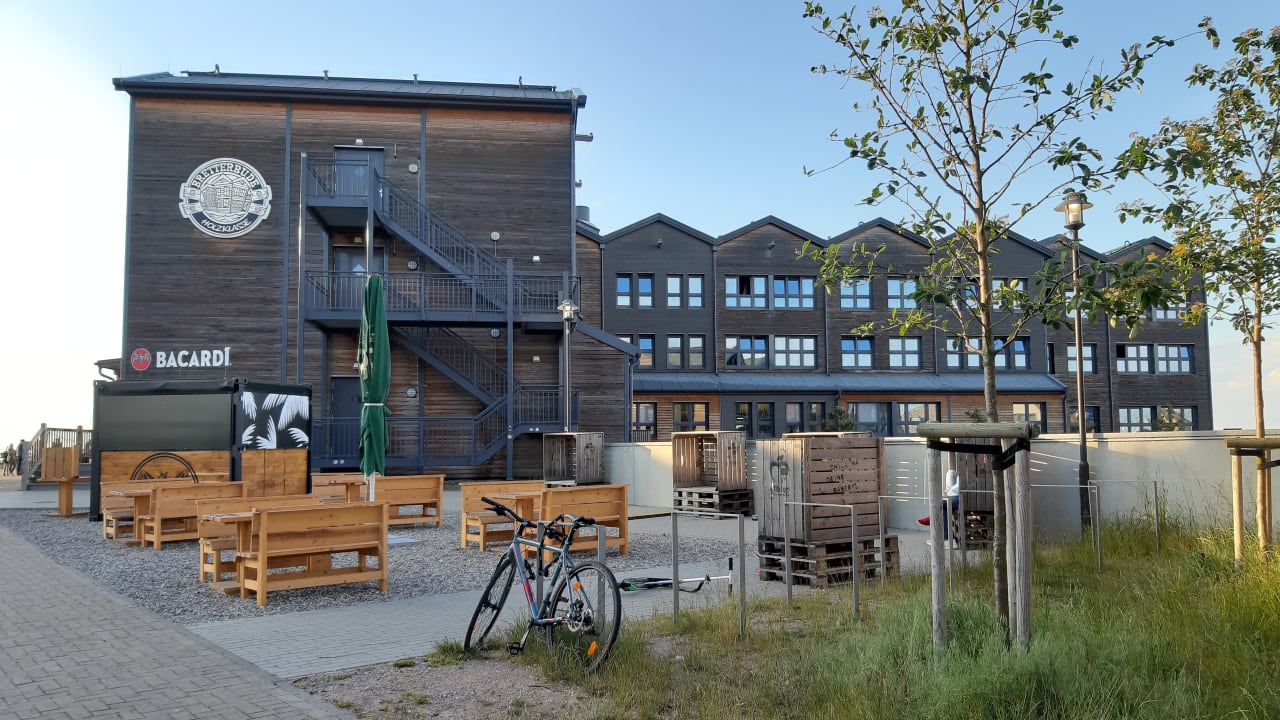 Außenansicht Bretterbude Heiligenhafen