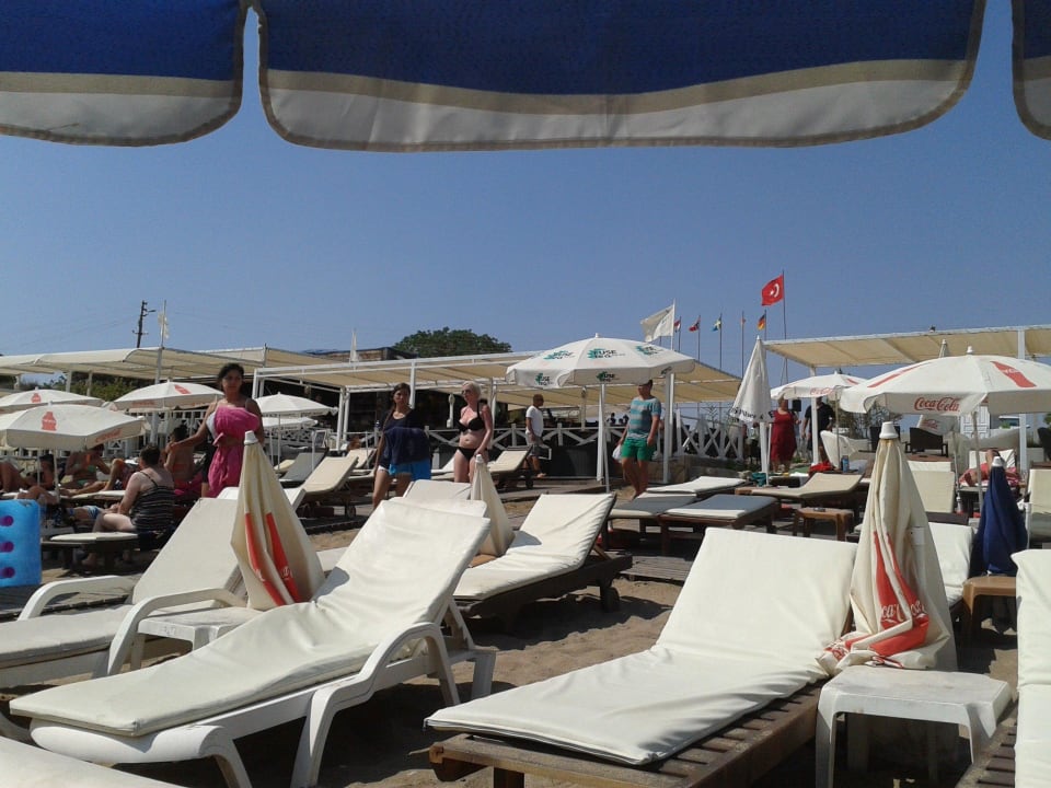 Liegen am Strand Semoris Hotel