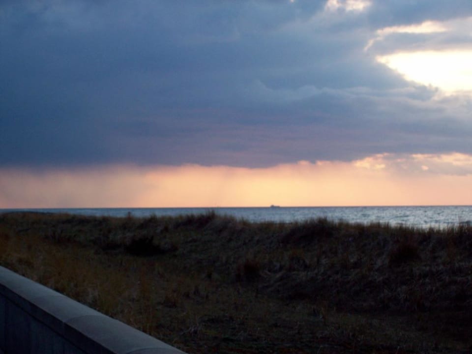 Strandpromenade Sonnenuntergang Hotel Am Weststrand
