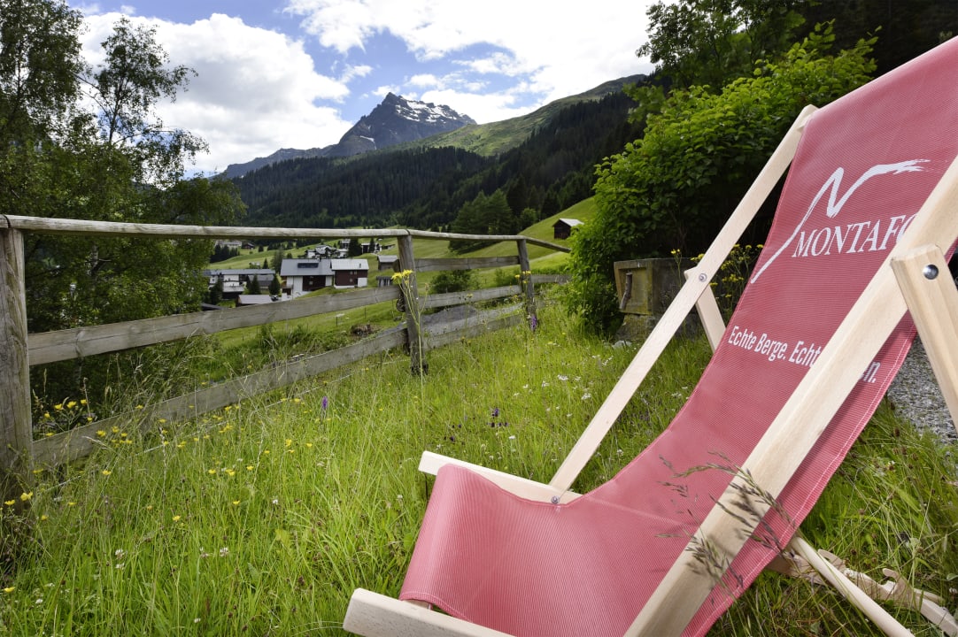 Gartenanlage Ferienhaus Rungg Bühl - Chalet