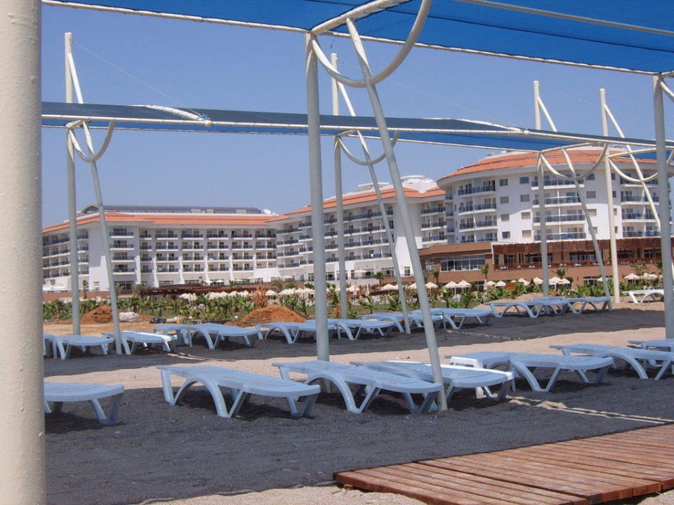 vom Strand aus Seaden Sea World Resort & Spa