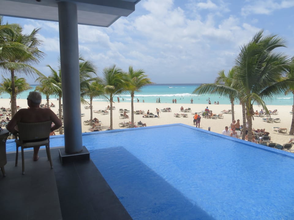 Aussicht von der Bar Hotel Riu Yucatan