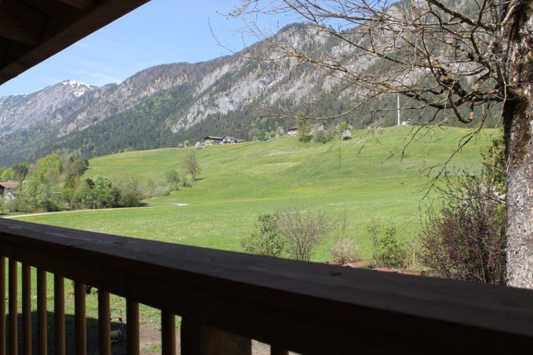 Aussicht vom Balkon! Hotel Kraftquelle Schlossblick