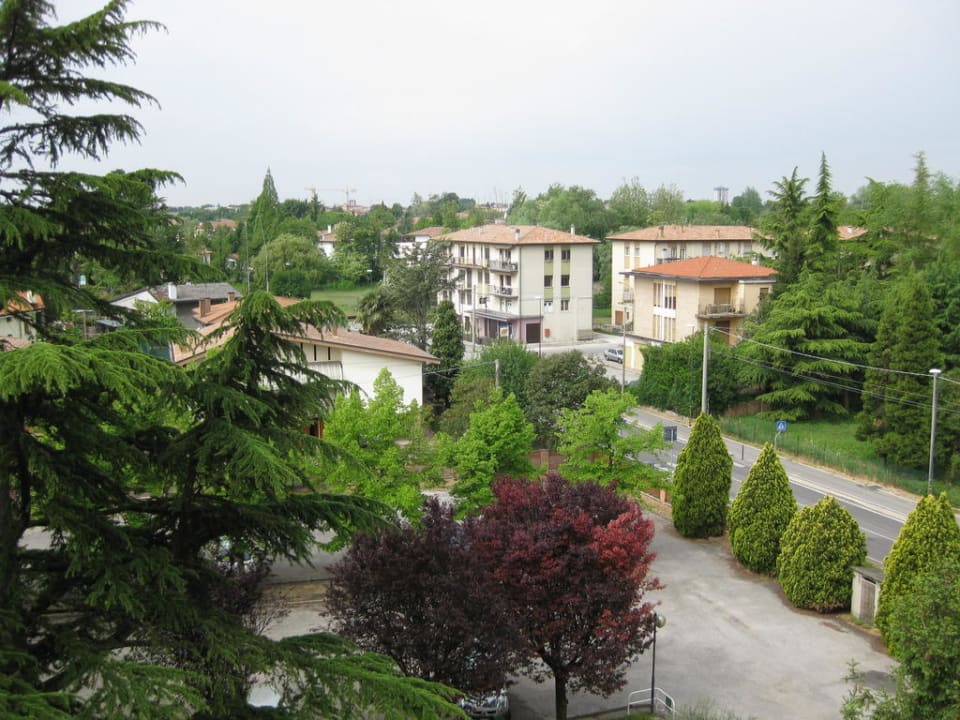 Blick aus dem Fenster Hotel Carletto