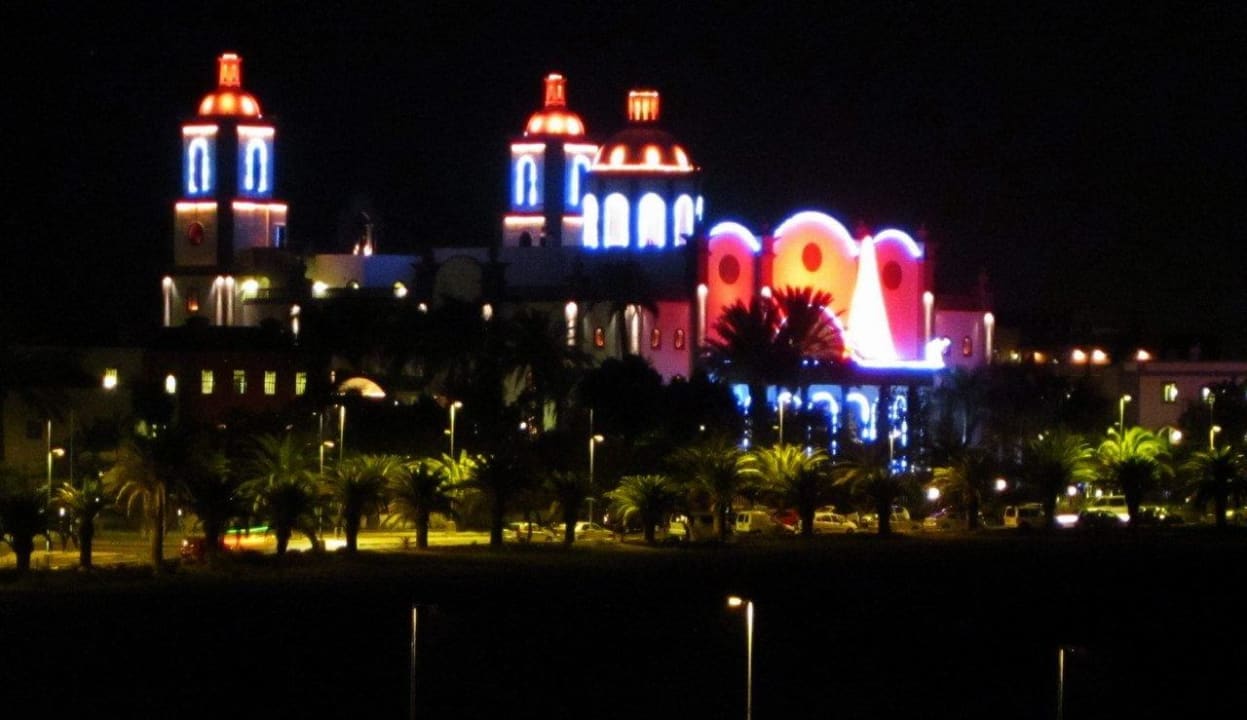At night from Lopesan Baobab Lopesan Villa del Conde Resort & Thalasso