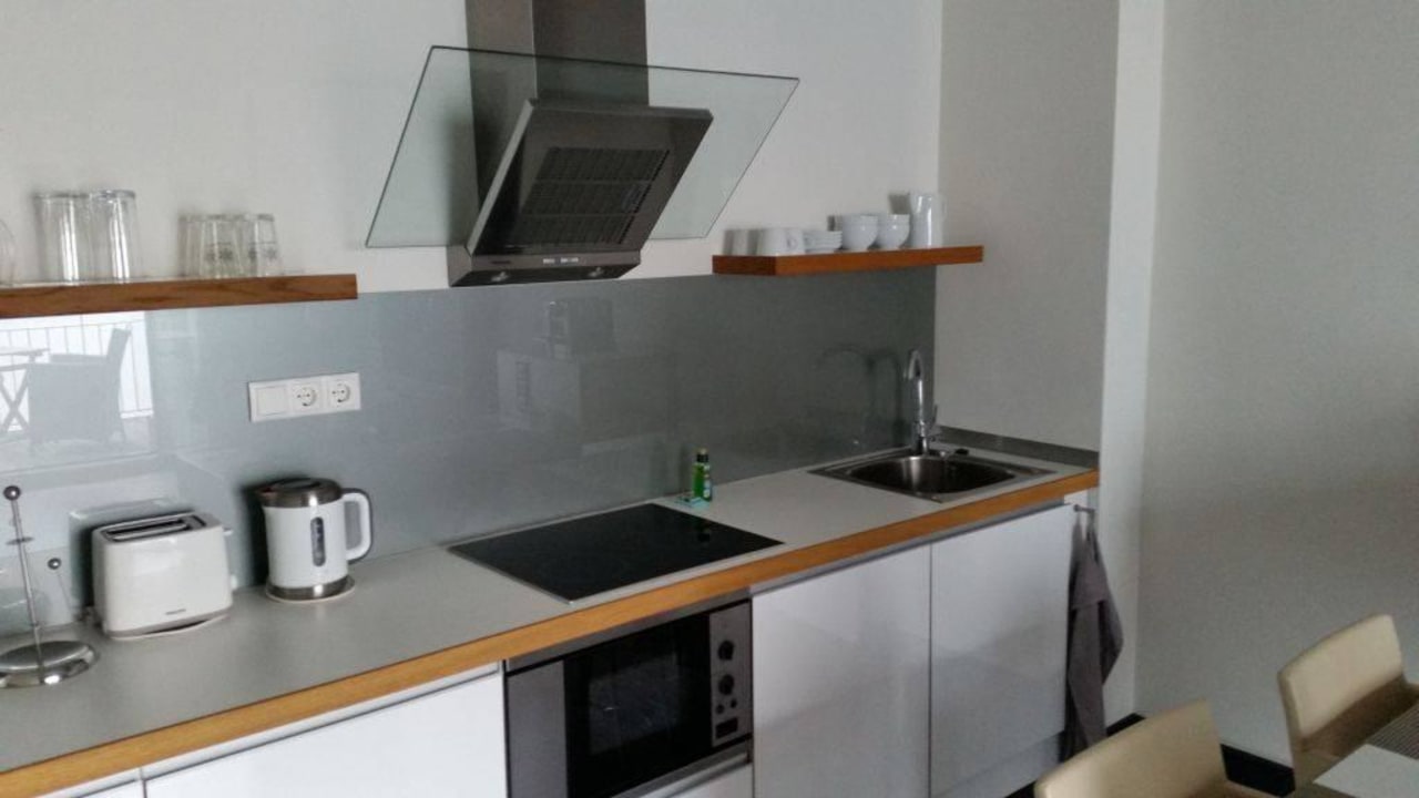 Offene Küche The Green Rostock Apartment Hotel