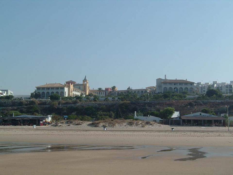 Hotelblick vom Strand Fuerte Conil-Resort