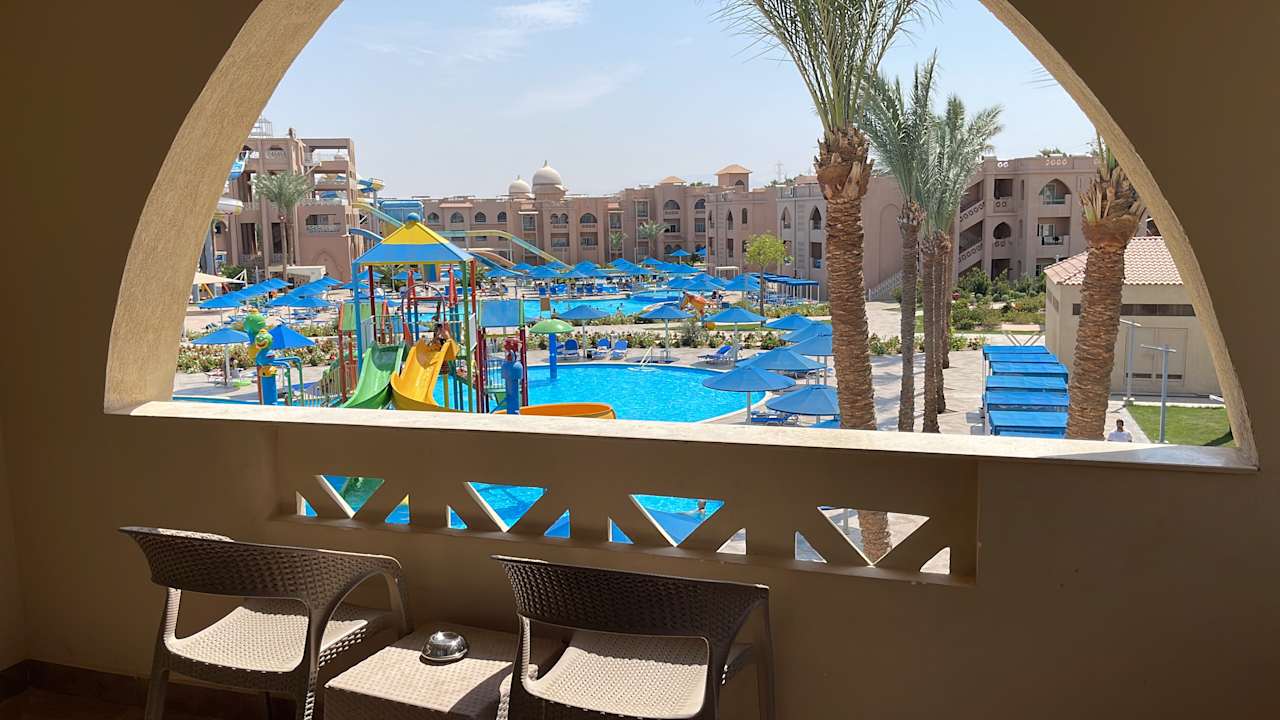 Ausblick Pickalbatros Aqua Blu Resort - Hurghada