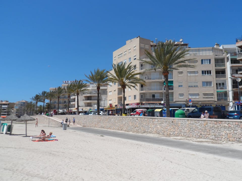 Blick vom Strand Hotel Las Arenas