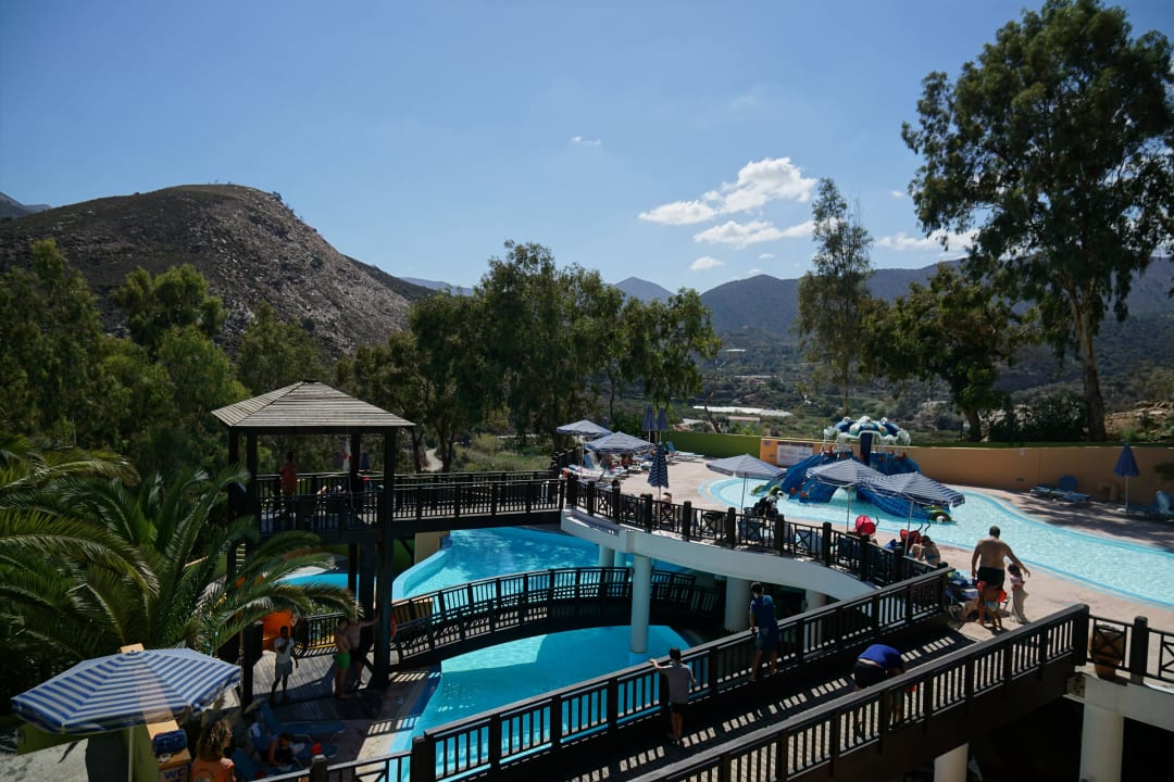 Pool-Landschaft Fodele Beach & Water Park Holiday Resort