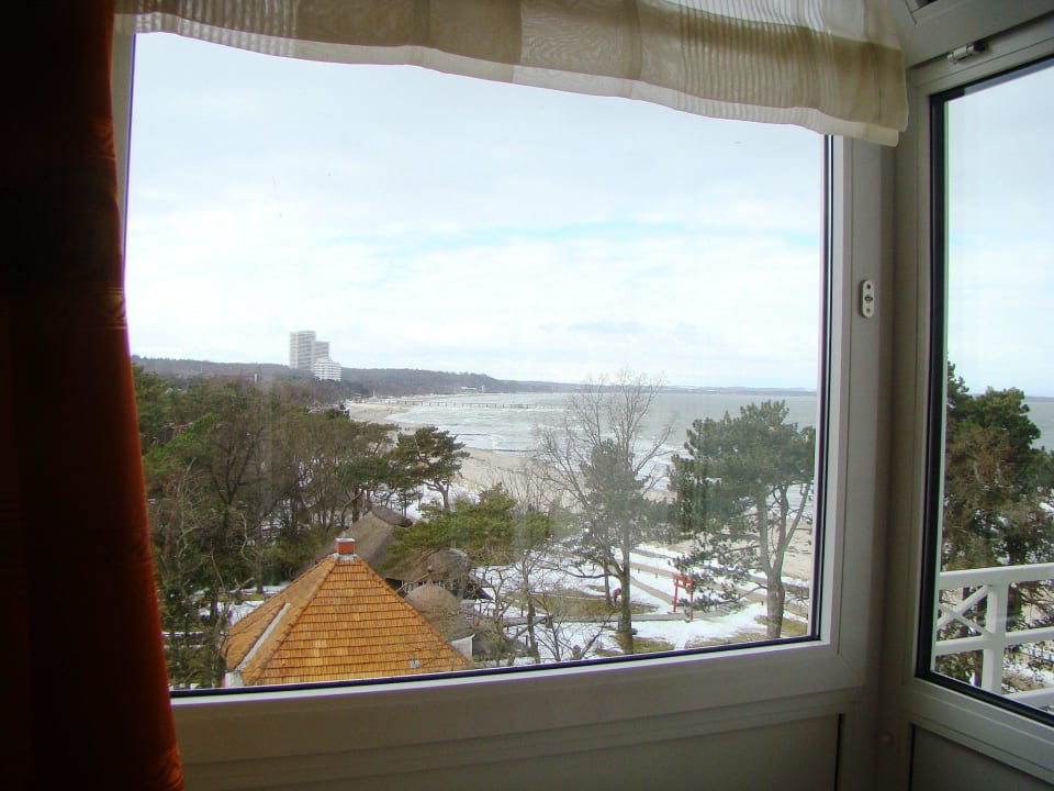 Blick aus dem Fenster des Zimmers 507 Hotel Bellevue