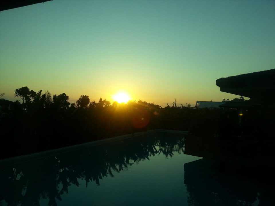 Sonnenuntergang von unseren Zimmer Maxx Royal Belek Golf Resort