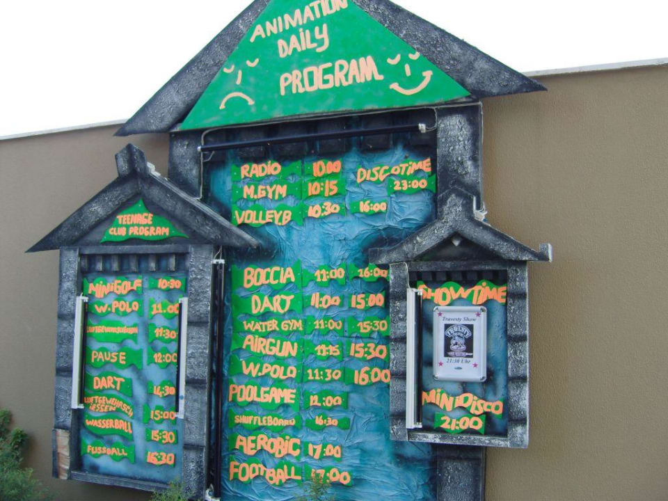 Animationstafel Hotel Victory Resort