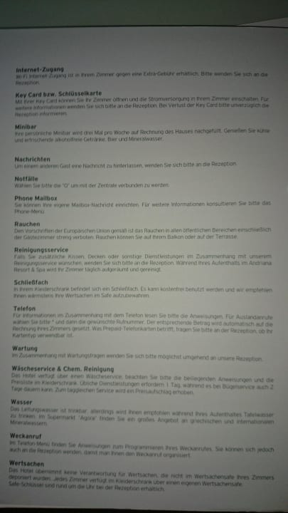 Infomappe Princess Andriana Resort & Spa