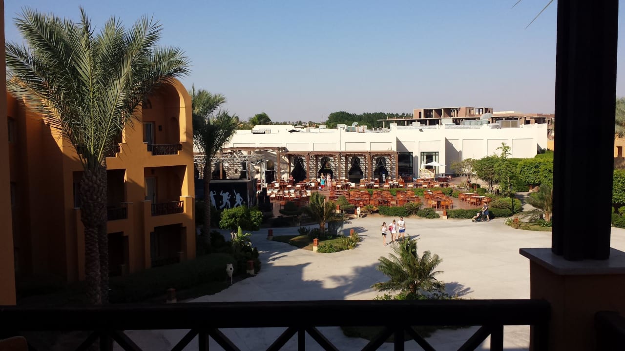 Unser Blick vom Balkon Stella Beach Resort & Spa Makadi Bay