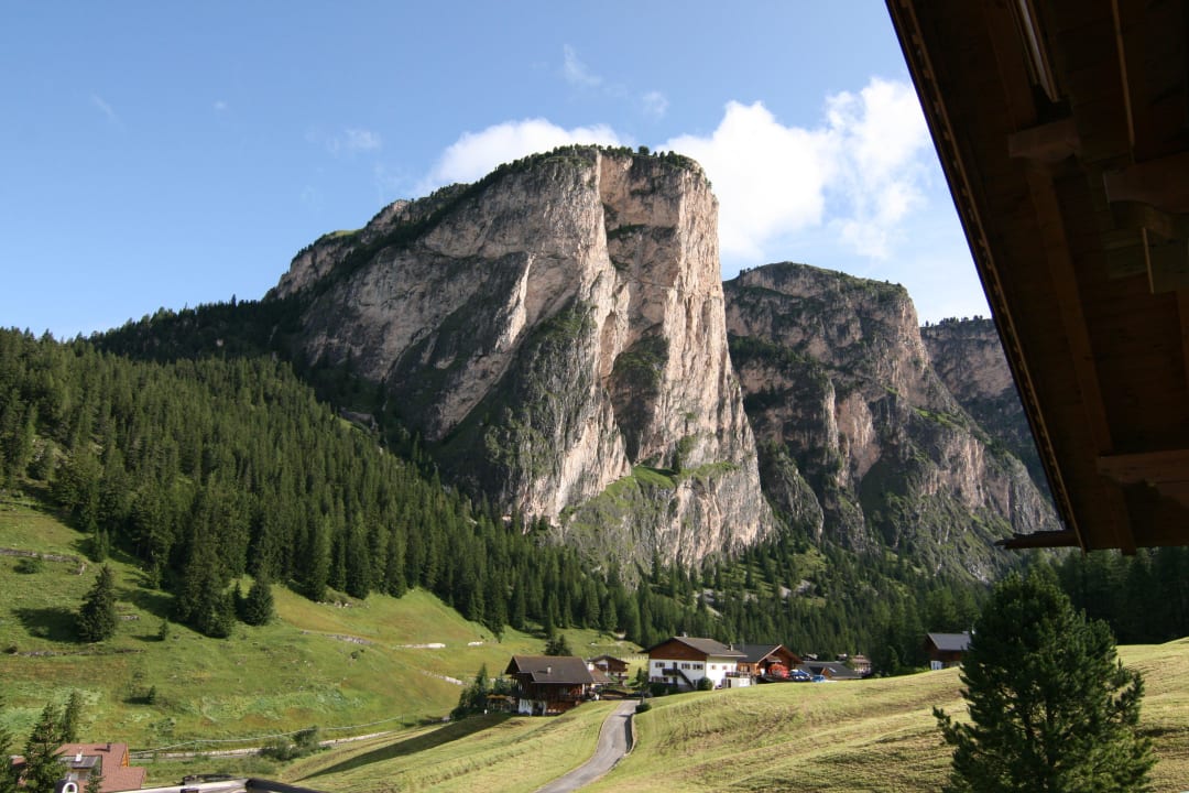 Ausblick vom Balkon Garni-Hotel Rosengarten