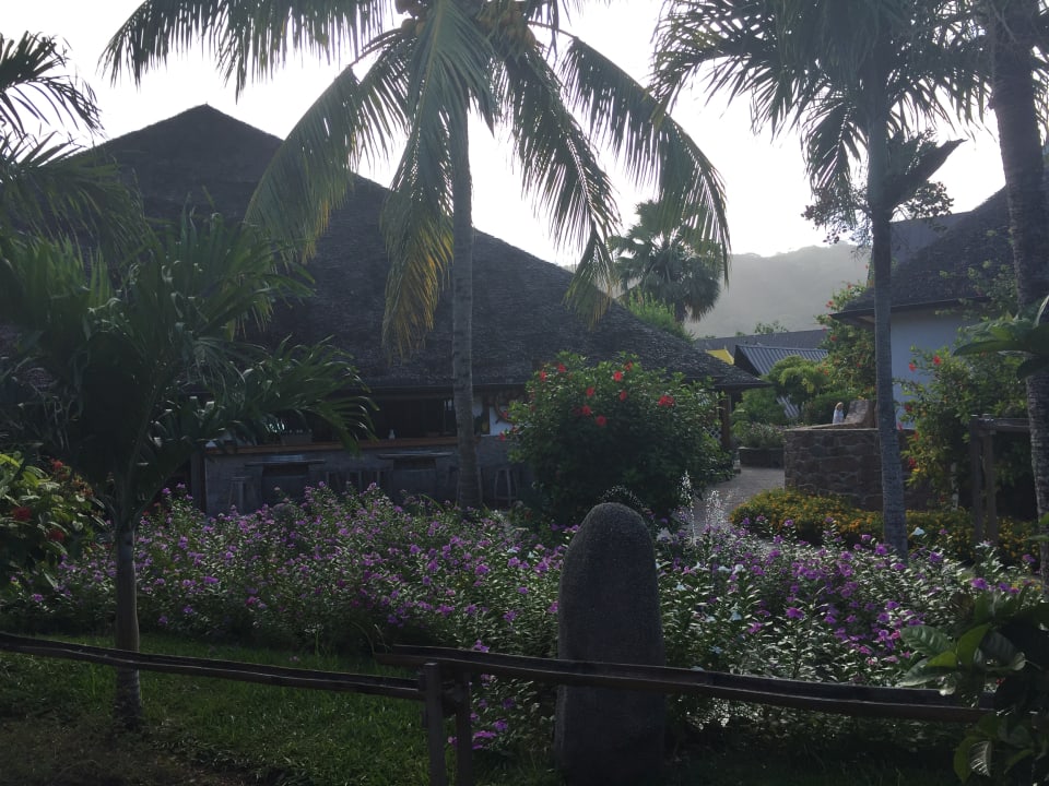 Gartenanlage La Digue Island Lodge