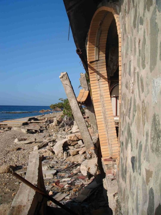 Hurrikan Sandy-Schaden Hotel Islazul Costa Morena