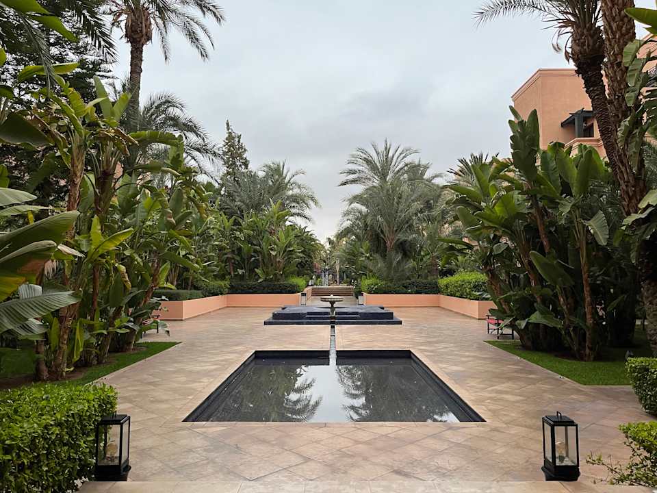 Gartenanlage Mövenpick Hotel Mansour Eddahbi Marrakech