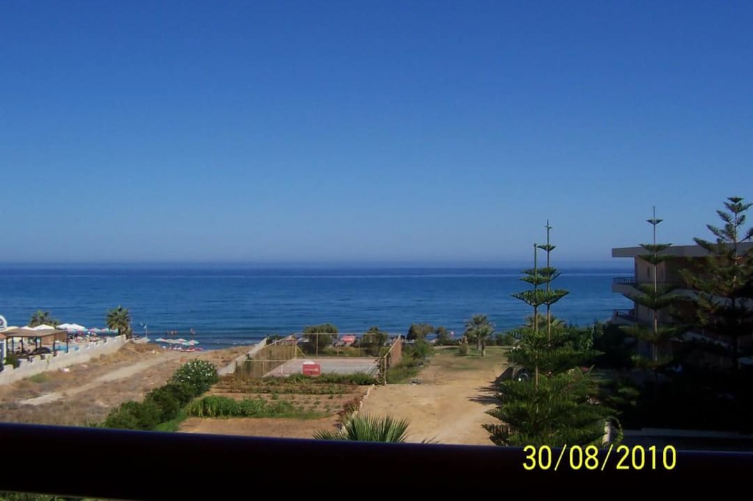 Vue du 4ième étage Rethymno Palace