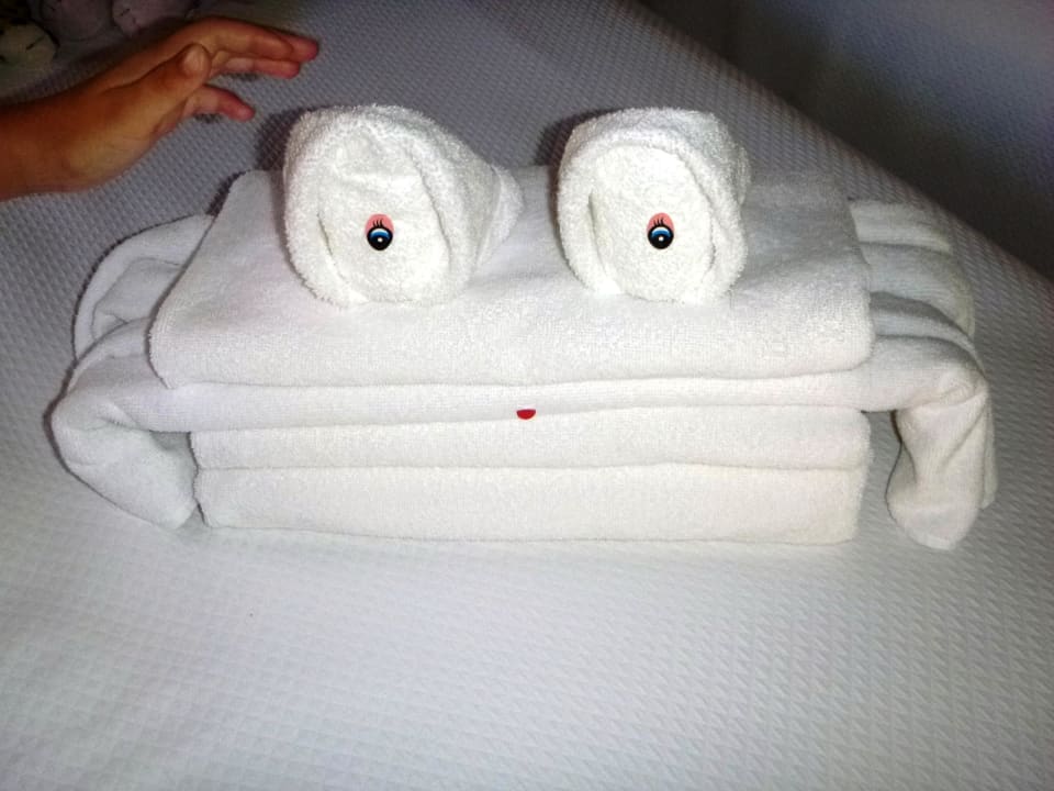 Aufmerksamkeit der Zimmer Mädchen Mahekal Beach Resort