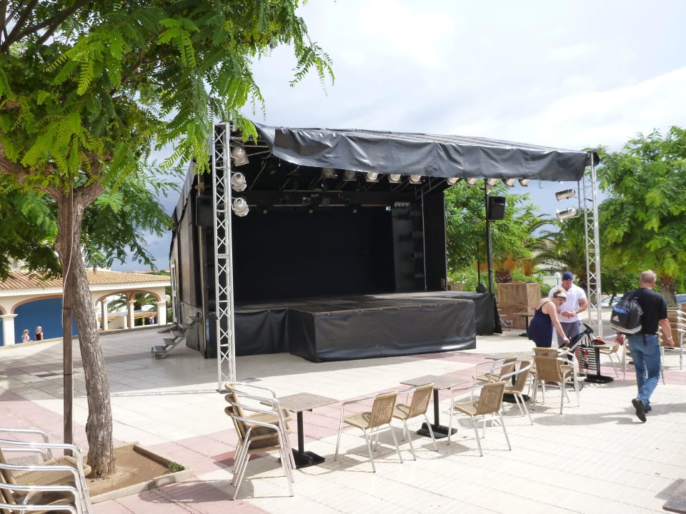 Bühne blau punta reina