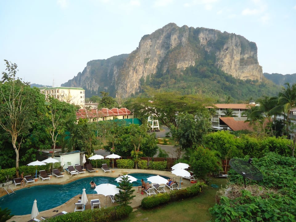 Ausblick vom Balkon Resort Palace Ao Nang