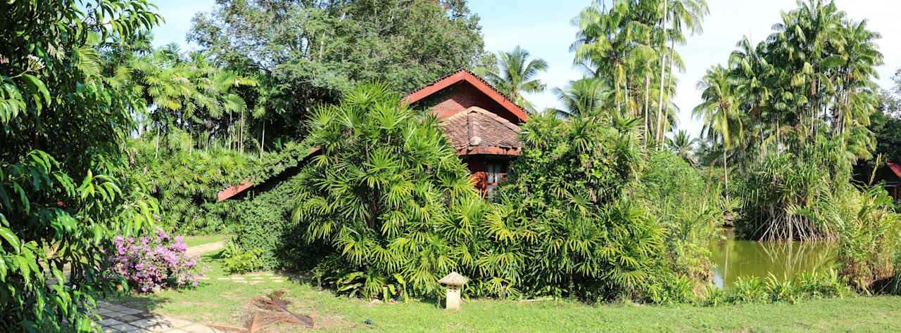 Gartenanlage Hotel Tanjung Inn Villa de Fedelia