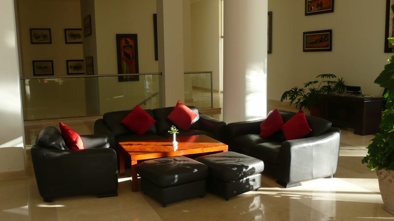 Morgenstimmung in der Lobby Cleopatra Luxury Resort Makadi Bay
