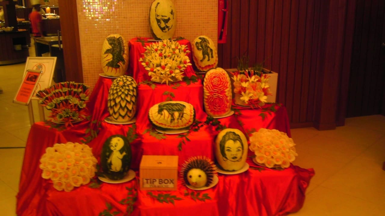 Frisch geschnitze h2o melonen, sehr schick Michell Hotel & Spa