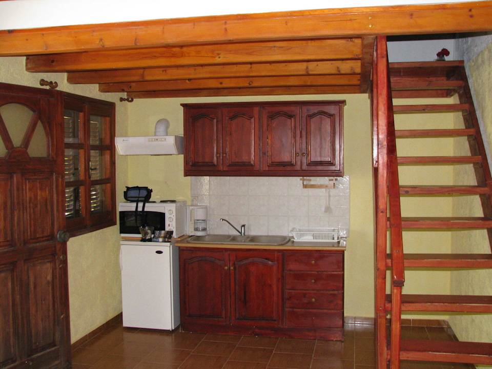 The kitchen of a split level apartment Apartments Sunrise