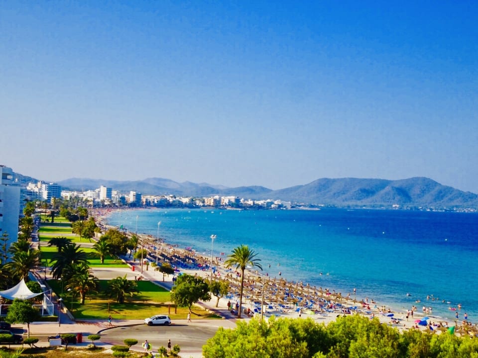 Ausblick Hipotels Bahía Cala Millor