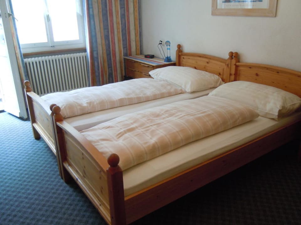 Betten im Doppelzimmer Hotel Bernerhof